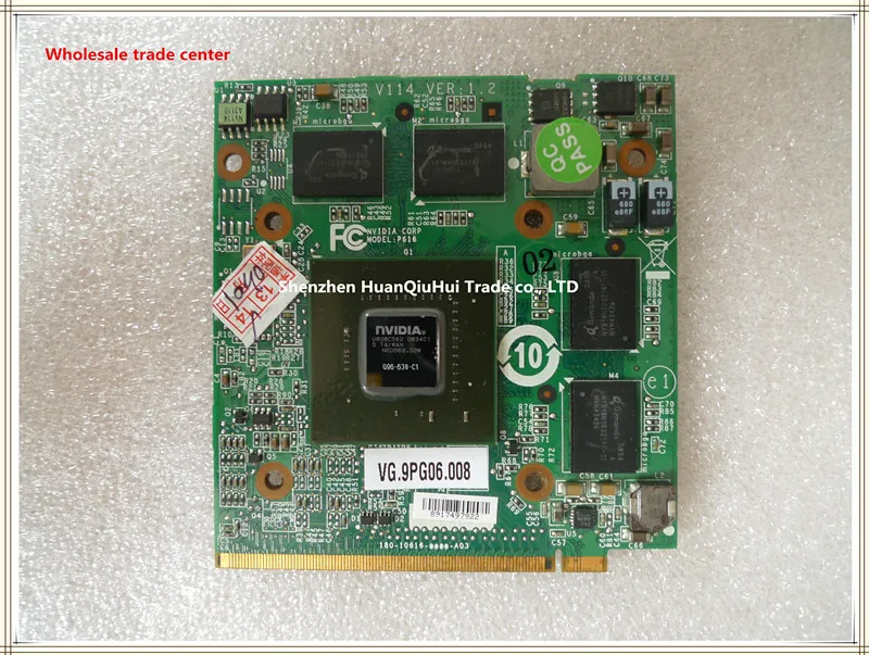 Тест 512 Мб nVidia GeForce 9600M GS VG.9PG06.003 видеографическая карта для ноутбука Acer Aspire 5920 5720 6930