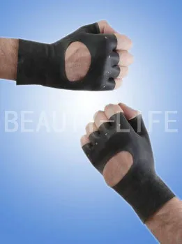 

Latex short mittens gloves seamless Half Finger Gloves waist boxing gloves extra thickness 0.6 mm