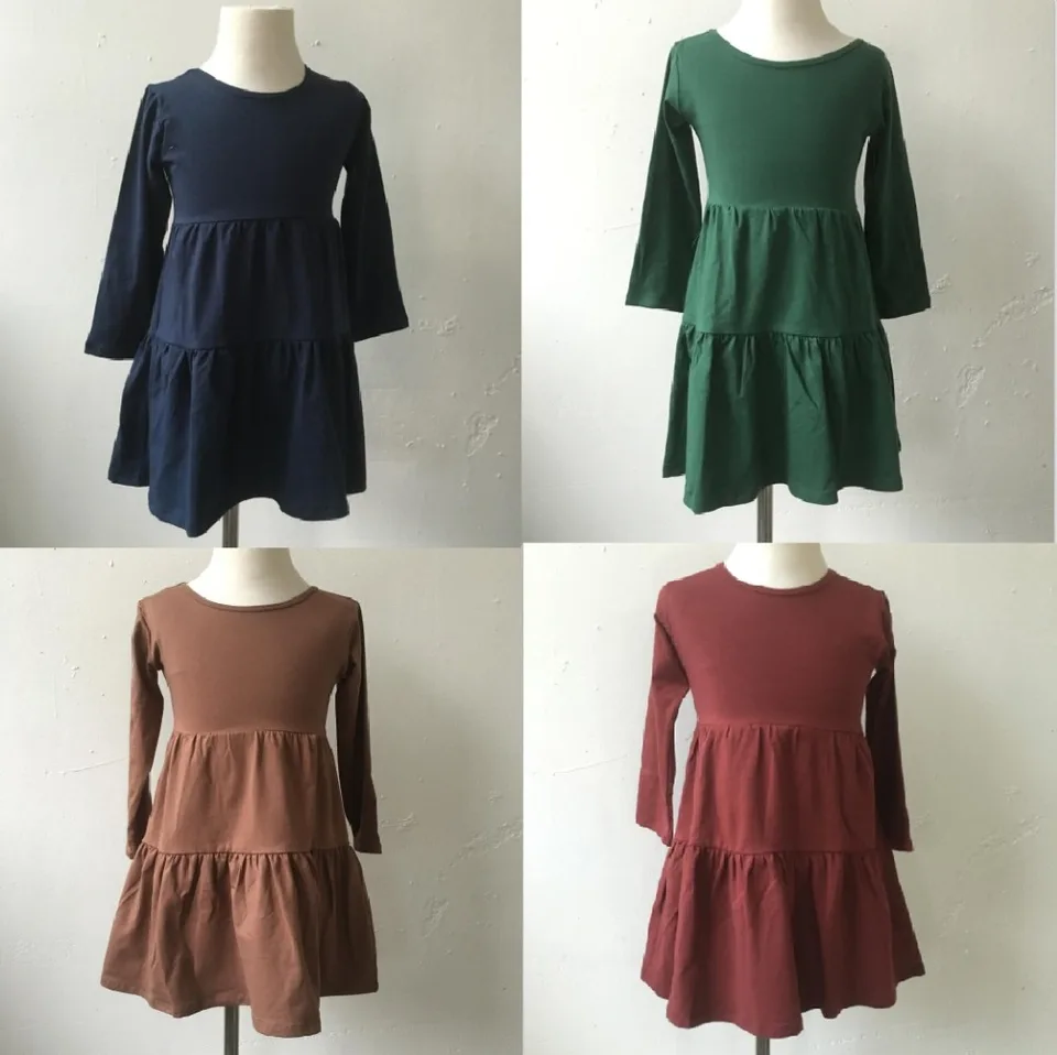 cotton long frock design