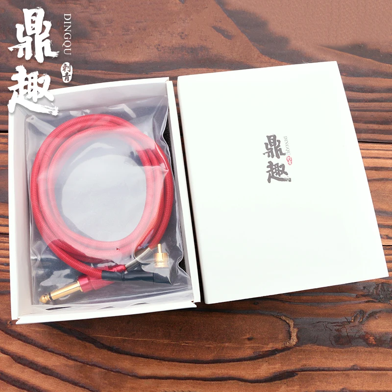 

New Type Copper 1.8m Tattoo Clip Cord RCA Connection with Metal Head Tattoo Clip Cord Free Shipping TPS5127