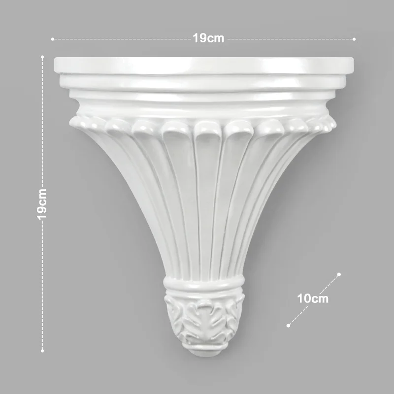 Европейский минималистичный Настенный декор из смолы, стеллаж для хранения, креативная настенная висящая настенная полка, декоративная перегородка, ключница - Цвет: White D