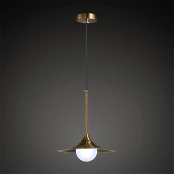 

Nordic Vintage Retro LED Chandelier Glass Shade Bedroom Dorm Restaurant Pendant Lamps Bedside Decoration Hanging Lighting Avize