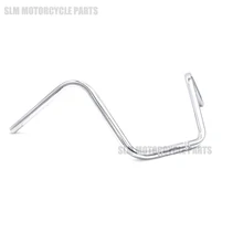 Универсальный 7/" 22 мм мотоцикл черный/хром трекер руль Натяжитель для Honda Yamaha Suzuki на заказ