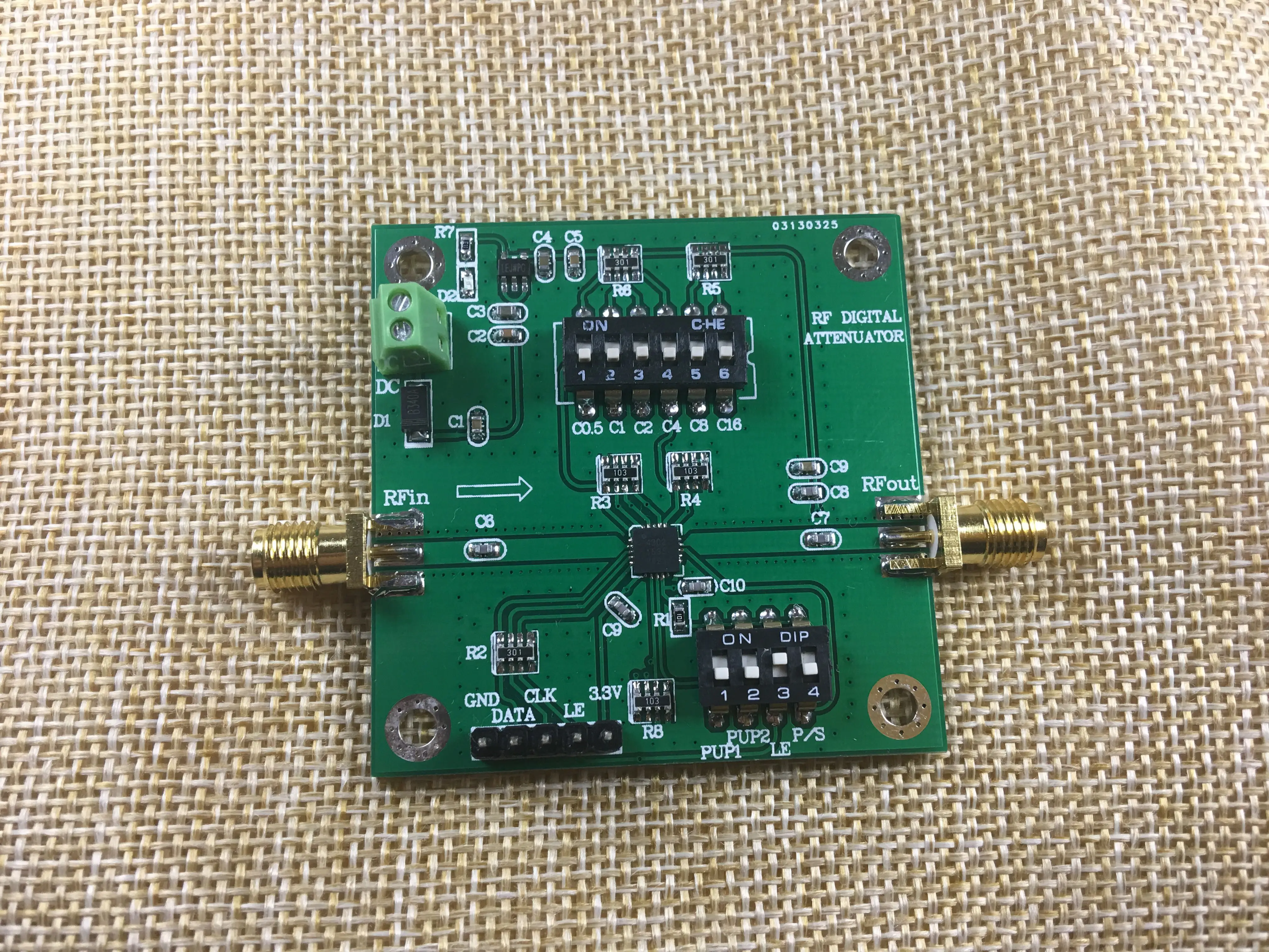 

PE4302 CNC Attenuator DC3G Attenuation 31.5dB