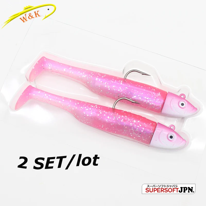 30g Weighted Soft Bait for Zander Walleye Fishing Lure 11.5cm 2 set Jig