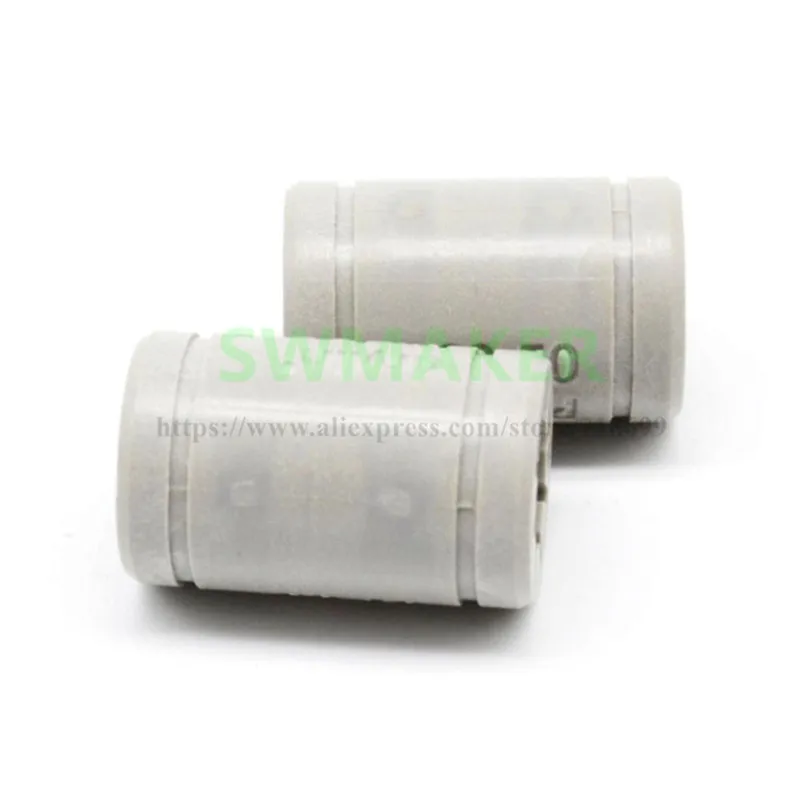 SWMAKER 1 шт. RJ4JP-01-08 твердый полимер Igus Drylin LM8UU подшипник 8 мм вал Drylin для Anet A8 Reprap Prusa i3 3d принтер