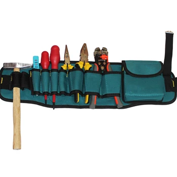 

1PC Multi Electic Tool Belts Bag Waterproof Pockets Electrician Waist Belt Pouch