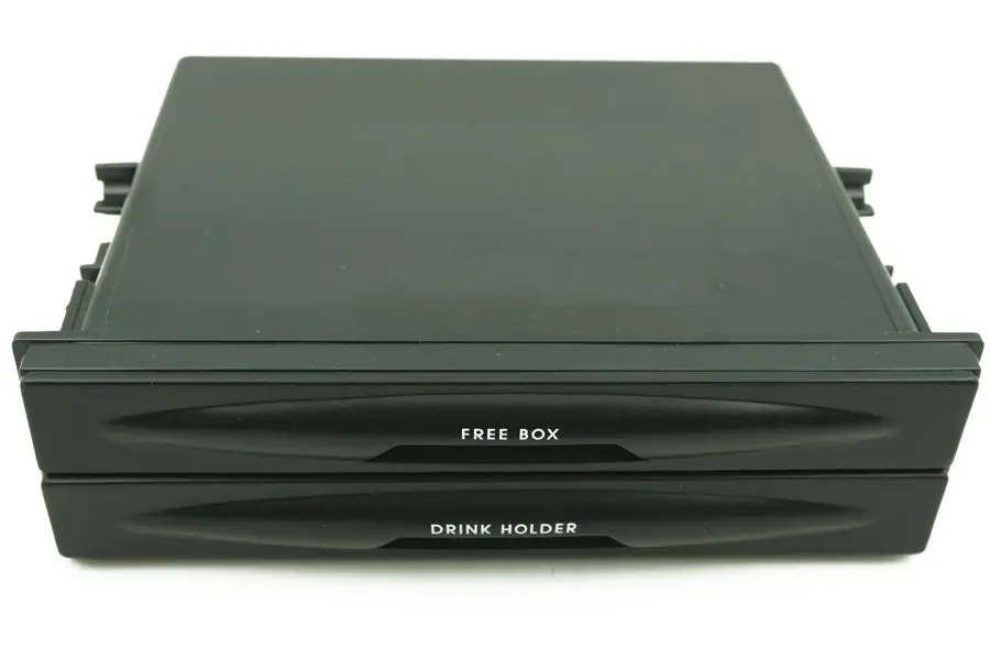 Универсальный автомобильный двойной держатель для радио с чашкой напитков лоток