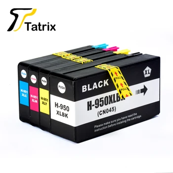 

Tatrix Compatible For HP 950XL 951XL 950 951 Ink Cartridges Officejet Pro 8100 8600 8610 8615 8620 8625 251dw 276dw for HP950
