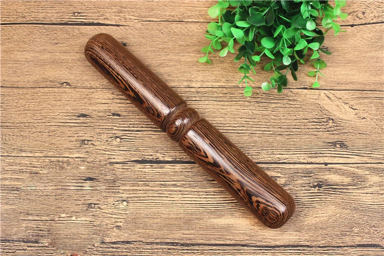 Линейка из массива дерева wenge деревянные стержни для массажа Тай Чи фитнес бар
