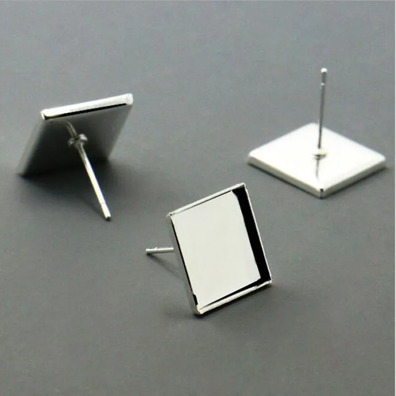 10pcs À faire soi-même Jewelry Findings Levier Arrière Oreille Goutte Boucle d/'oreille Design pour Crystal Pearl