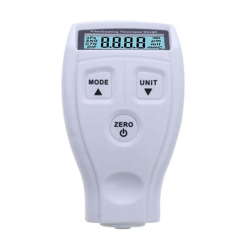 SODIAL GM200 Ultrasonic Galvanize Painting Coat Film Measure Tester Thickness Gauge for Car Coating Thickness Measure Paint White