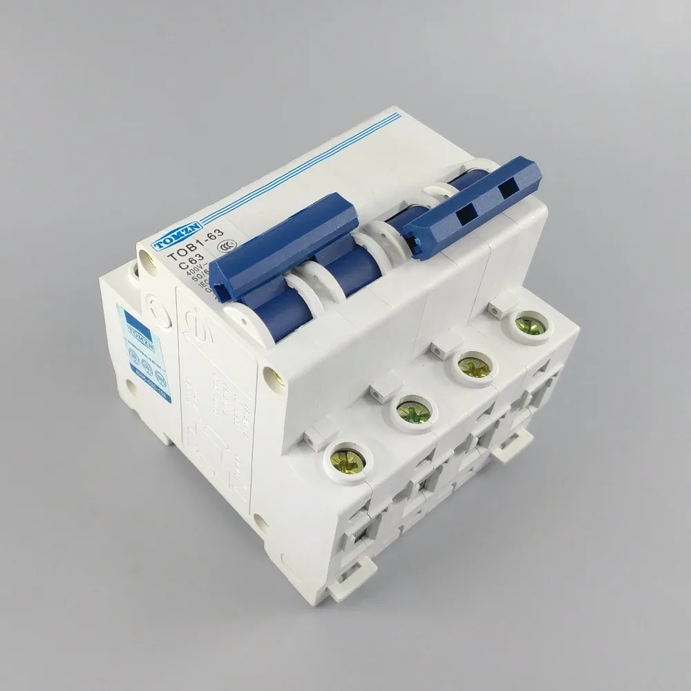 

2P 63A MTS Dual power Manual transfer switch Circuit breaker MCB 50HZ/60HZ 400~