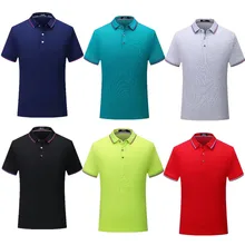 Мужские и женские Универсальный поло поле для запуска Фитнес волейбол поло solid Run гольф Хлопок Мужской брендовый спортивный поло 7912
