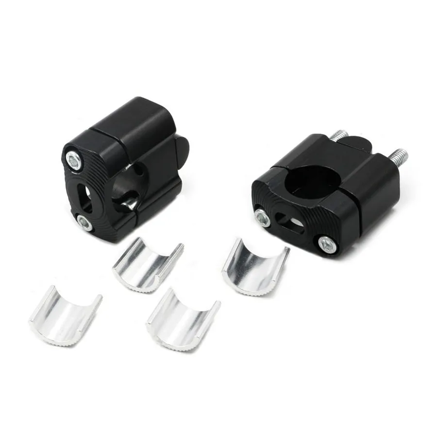 

Motorcycle 7/8"(22mm) & 1 1/8"(28mm) handlebars Clamp Riser Taper Handlebar Dirt Bike Riser Taper Aluminum