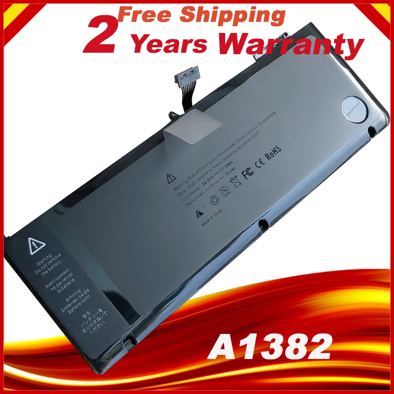 HSW 73Wh 10 95 V A1382 A1286 батарея для Apple MacBook Pro Core i7 15 &quotв начале 2011 года конец Mid-2012 MC721LL/A