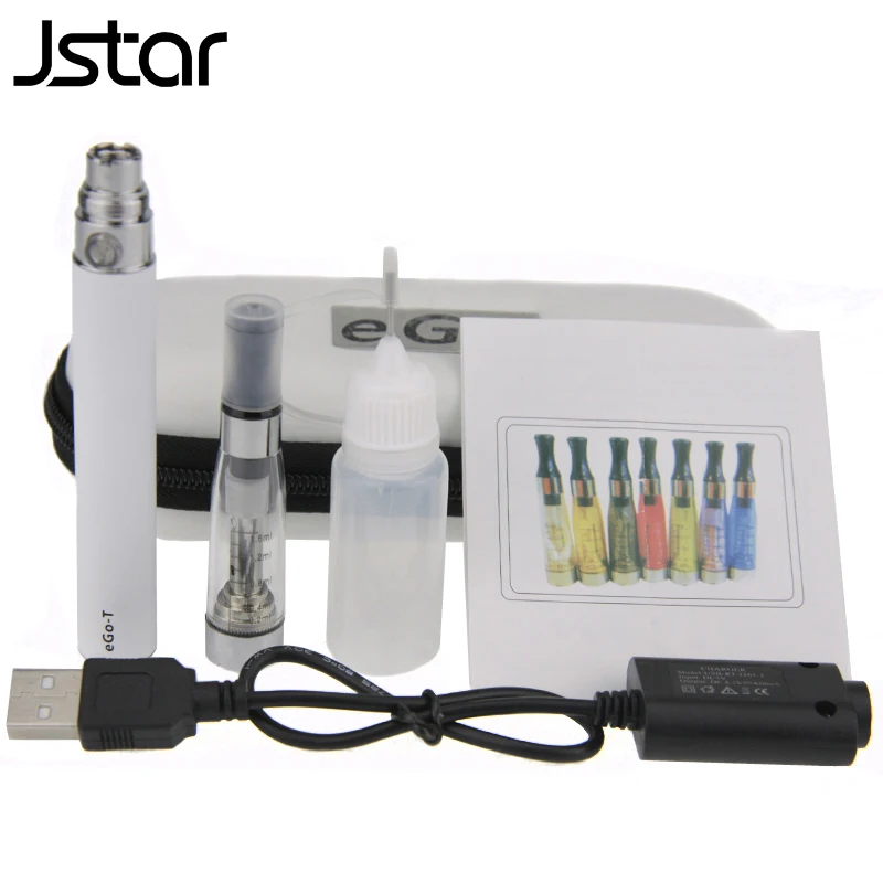 

1000pcs/lot Jstar Ego CE5 starter kit e cig singl kit ce5 Atomizer 650 900 1100mah battery EGO-T E cigarette kit Zipper case