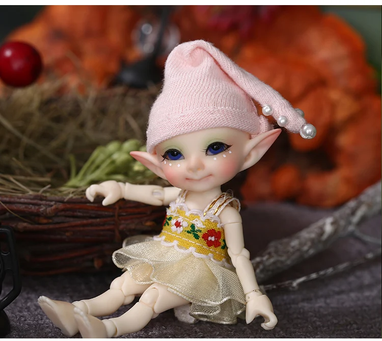 Fairyland FL Realpuki Pupu BJD кукла 1/13 розовая улыбка эльфы игрушки