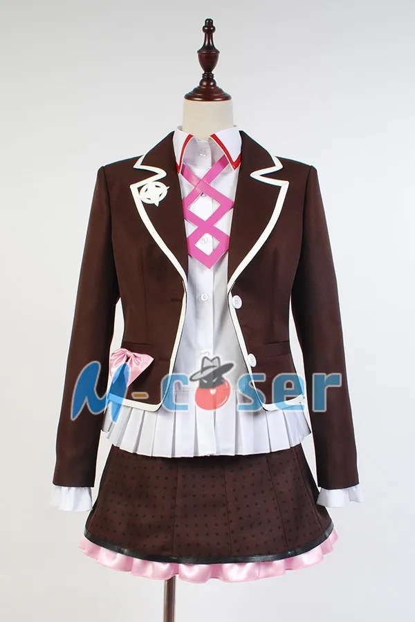 Zettai Zetsubo Shojo: Danganronpa другой выпуск Kotoko Utsugi женская школьная форма для девочек костюм для косплея