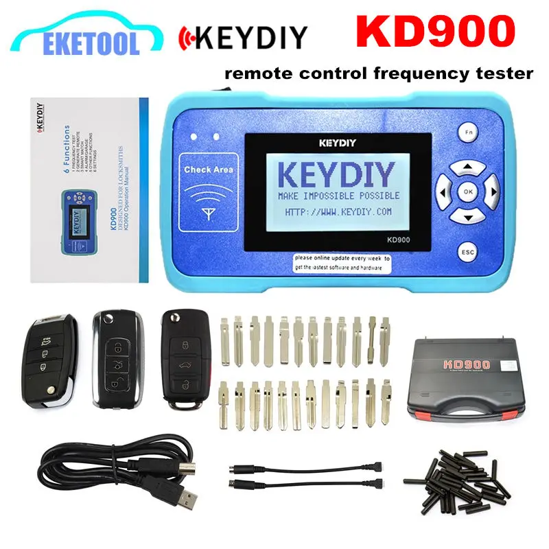 

KEYDIY KD900 Remote Maker Original Keydiy Best Tool Frequency Tester/Remote Control Judgement KD900 Key Programmer Update Online