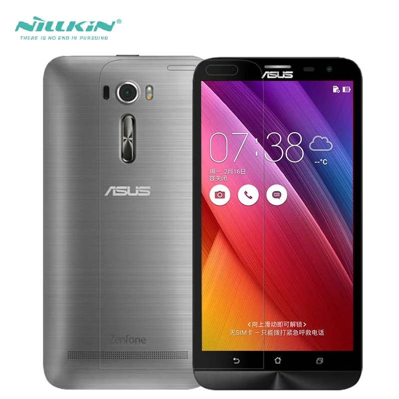

Nillkin Transparent Anti-Fingerprint Screen Protector For Asus Zenfone 2 Laser ZE601KL 6inch zenfone2 Phone Protective Film