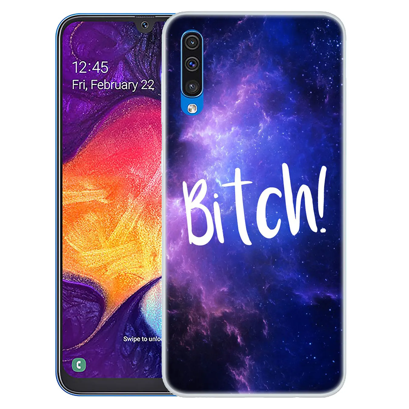 Жесткий чехол для телефона Lavaza Bitch mode on pink boos Samsung Galaxy A10 A20 A30 A40 A50 A60 A70 M40 M30 M20 M10