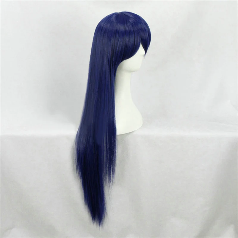 Люблю жить! LoveLive! Sonoda Umi смешанный синий 80 см длинный термостойкий парик для