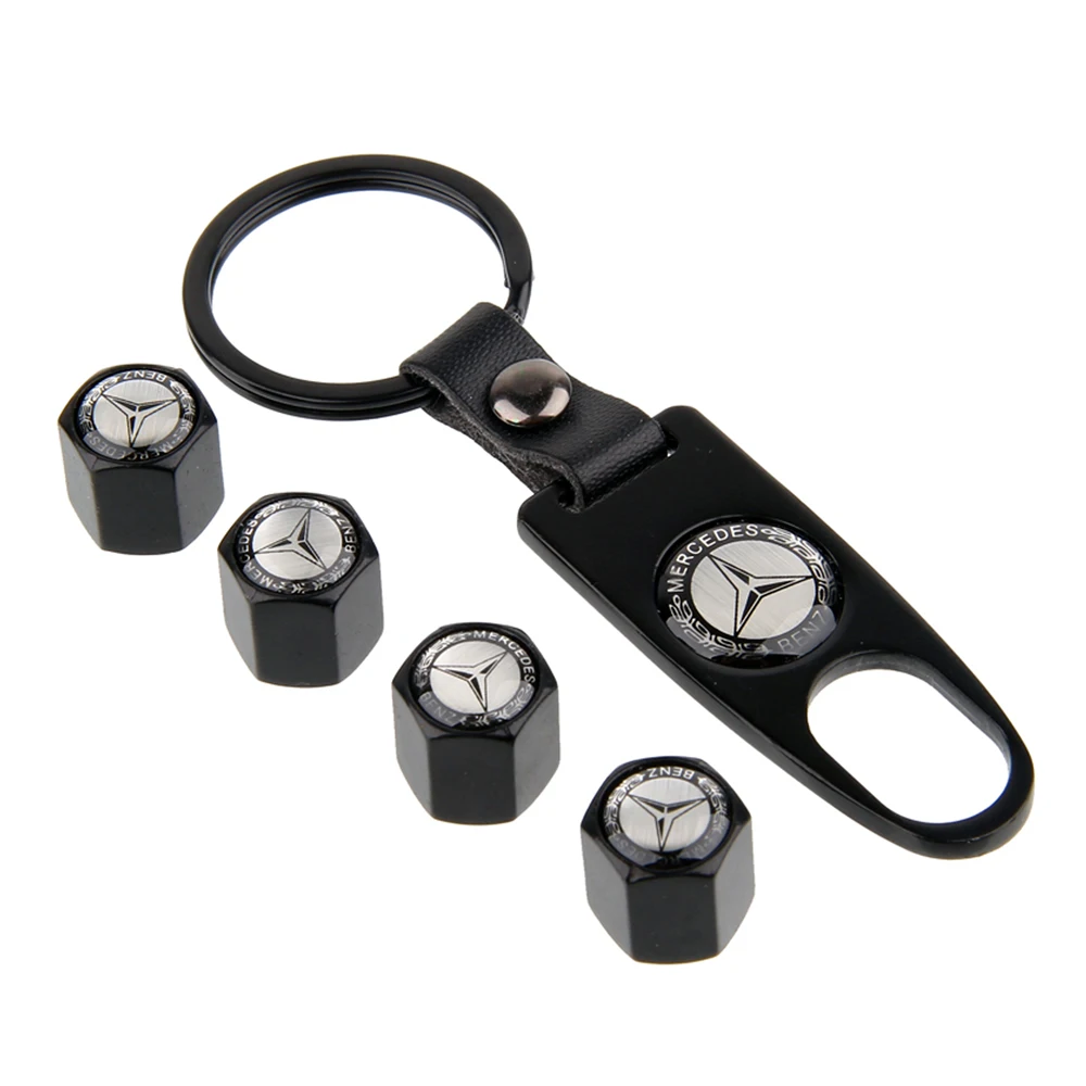 Car Tire Rim Dust Cover Wheel Valve Stem Caps For Mercedes Benz A B C E