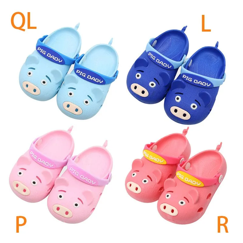 

Summer Kid's Cute Garden Shoes Cartoon Closed-Toe Sandals Children Beach Slipper