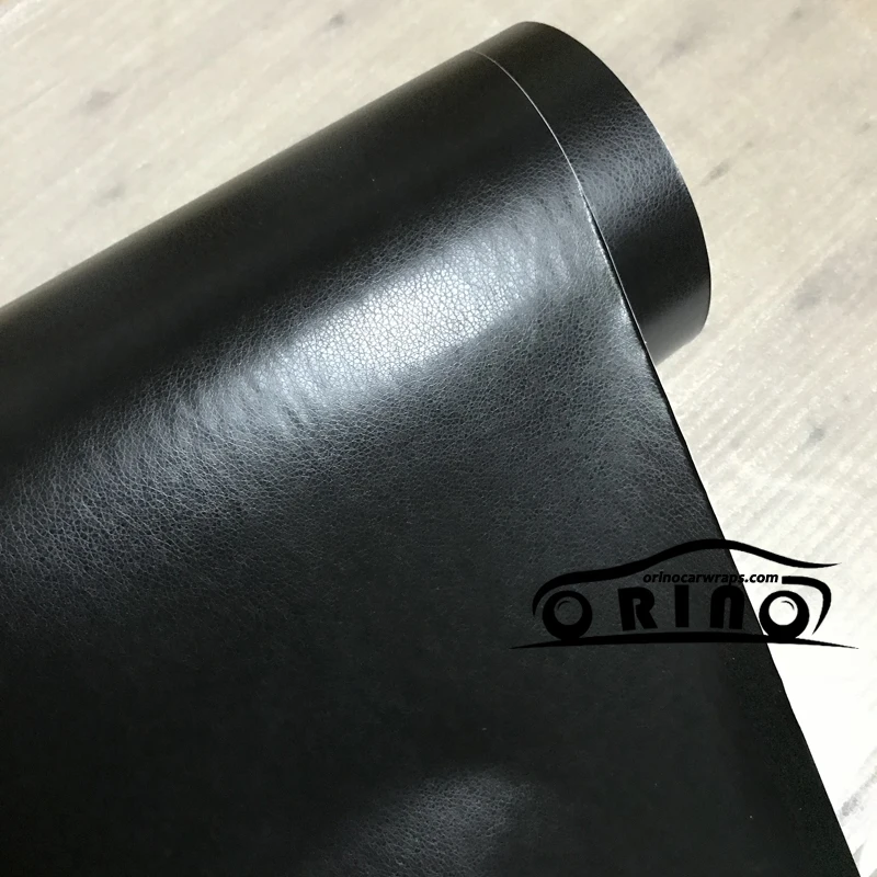 black leather vinyl film sticker-2