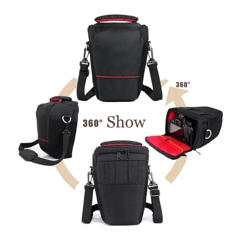 

DSLR Camera Bag Case For Canon EOS 4000D M50 M6 200D 1300D 1200D 1500D 77D 800D 80D Nikon D3400 D5300 760D 750D 700D 600D 550D