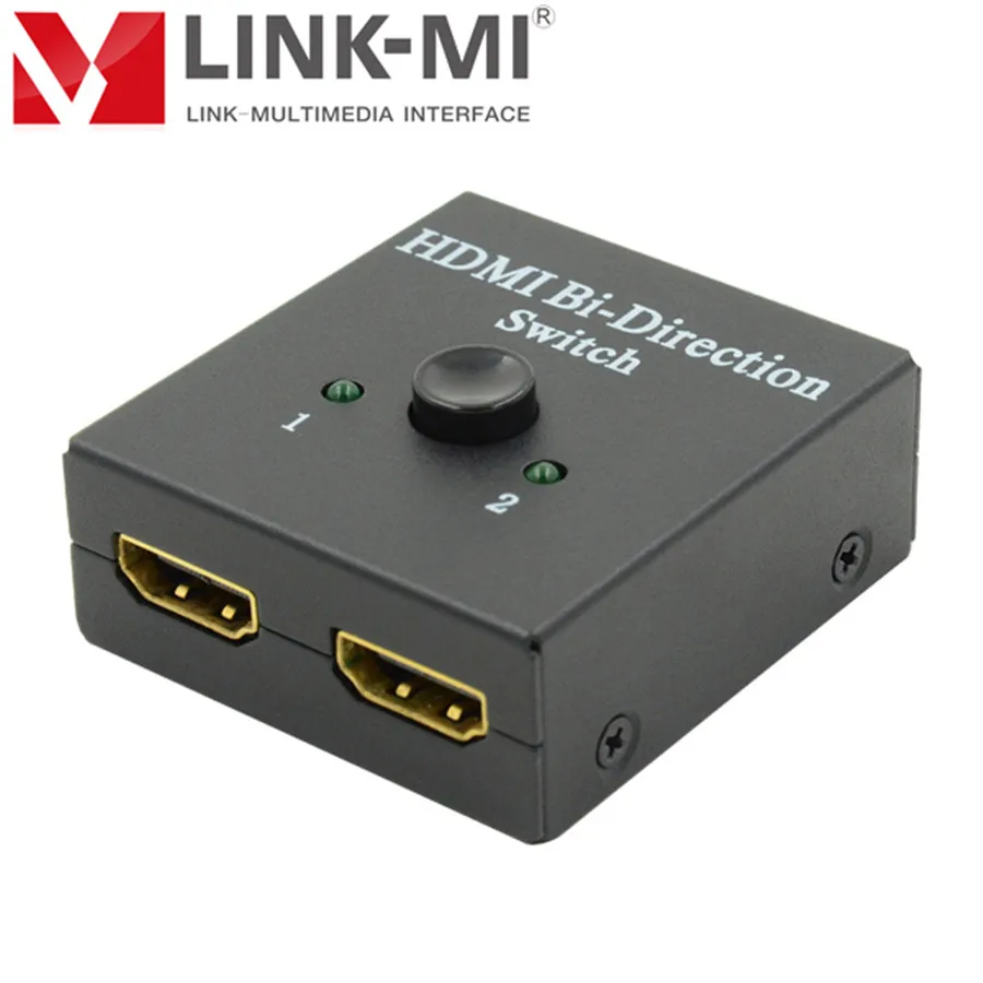 

LINK-MI LM-SW121 hdmi splitter 1x2 and hdmi 2x1 Switch HDMI Bi-directional Switch Splitter Support 3D 4K 1080p available