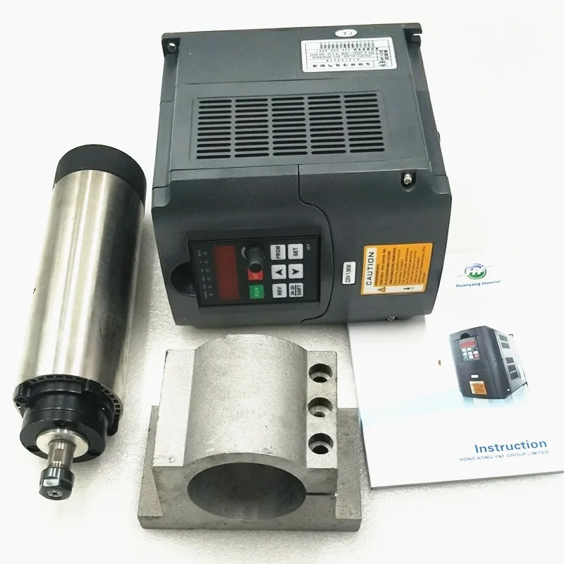 2HP 1.5KW 24000 об/мин ER11 деревообрабатывающий двигатель шпинделя переменного тока 4
