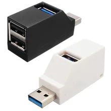 Мини-usb-концентратор 3,0 высокоскоростной 3 порта USB 3,0 usb-хаб портативный usb-порт usb-концентратор для ноутбука