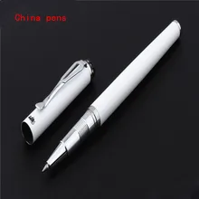 JINHAO 301 инкрустированный алмазами шляпа Белая бизнес офисная Средняя Ручка