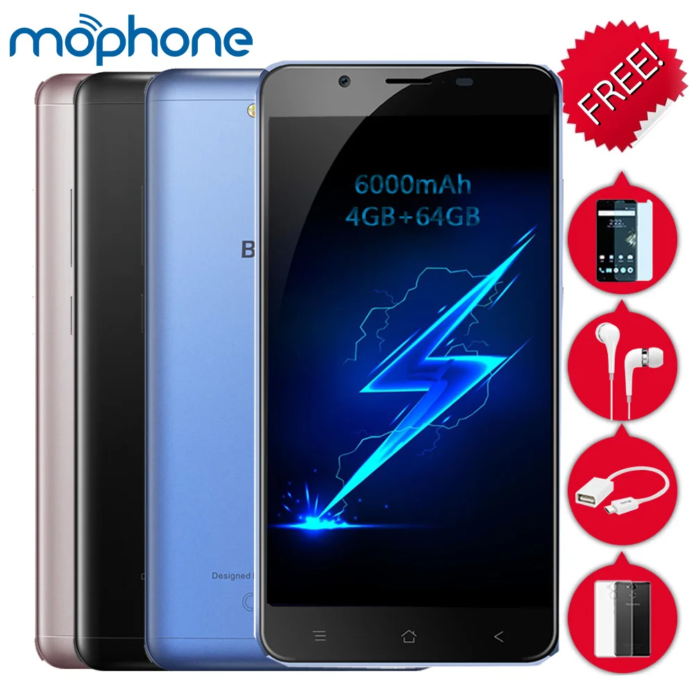 Цена за Blackview p2 4 г смартфон 5.5 "1080*1920 пикселей mtk6750t octa core 4 ГБ + 64 ГБ android 6.0 13.0mp + 8.0mp 6000 мАч батареи мобильного телефона Цена за Blackview p2 4 г смартфон 5.5 "1080*1920 пикселей mtk6750t octa core 4 ГБ + 64 ГБ android 6.0 13.0mp + 8.0mp 6000 мАч батареи мобильного телефона
