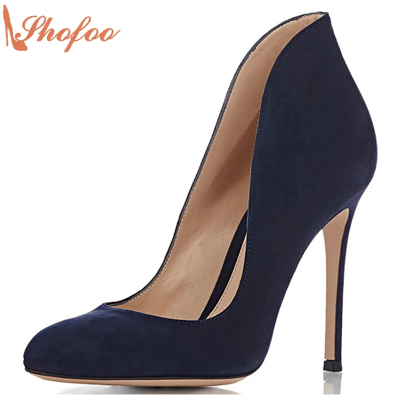 blue suede heels women's shoes