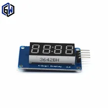 20pcs/lot 4 Bits Digital Tube LED Display Module With Clock Display TM1637 for Raspberry PI