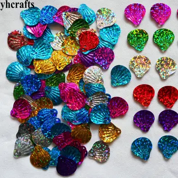 

25gram/Lot 12mmShell sequins.Craft material Kindergarten arts and crafts DIY toy Intelligence Creative activity item Handy work