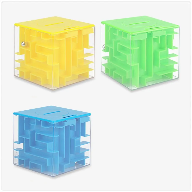 3D мини Скорость Cube Лабиринт Магия игрушки Детский куб головоломки игра мяч обучения игрушки Лабиринт катящийся шар игрушки для детей для