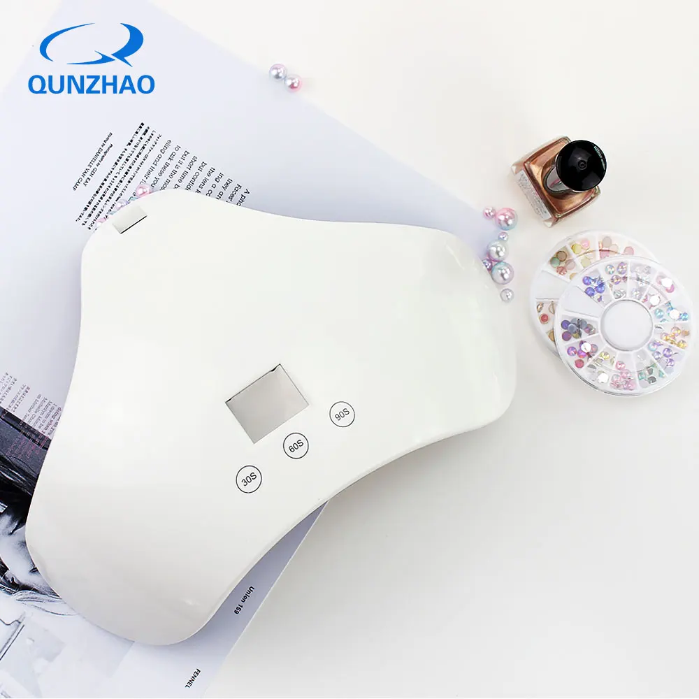 

New Arrival Tripod Design 24W UV LED Nail Dryer 12leds Dual Light Nail Lamp Machine Timed Sensor Nail Phototherapy Lamp Art Tool