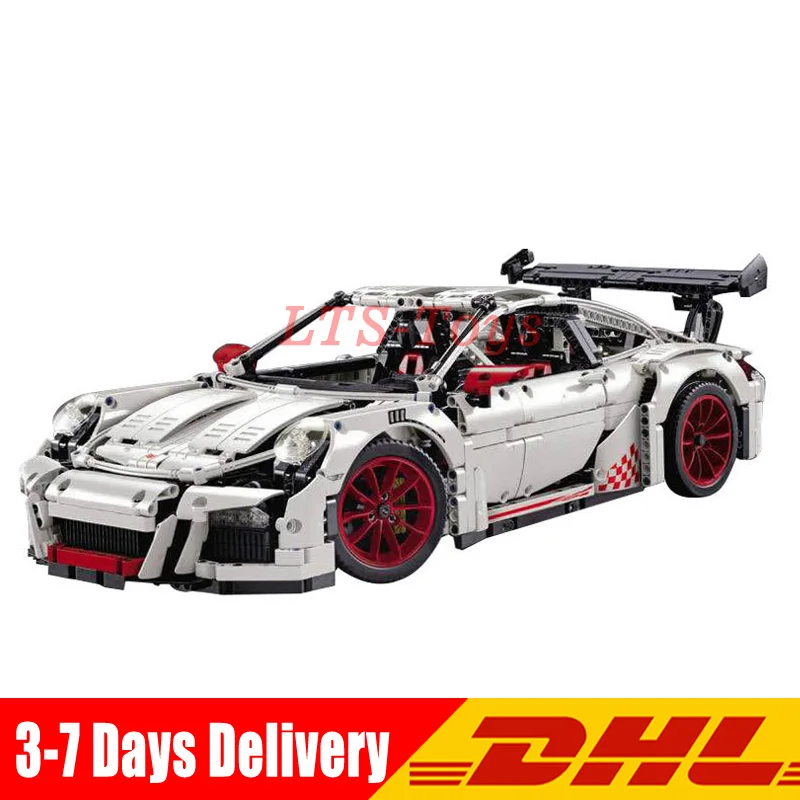 

IN Stock DHL LEPIN 20099B Technic Series Race Car Model Building Kits Blocks Bricks Compatible LegoINGLYS 42056 Boys Gift Toys