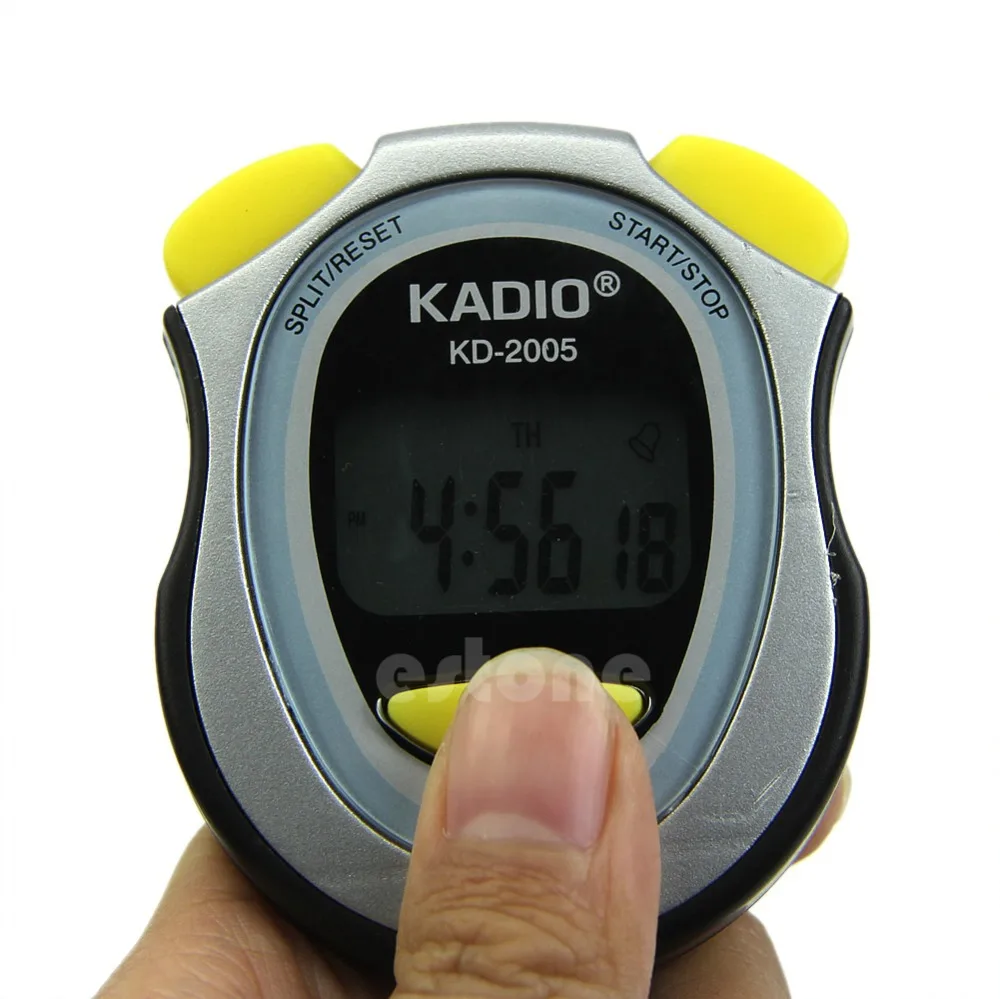 Handheld Digital LCD Sports Stopwatch Counter Timer Chronograph MAR13_0