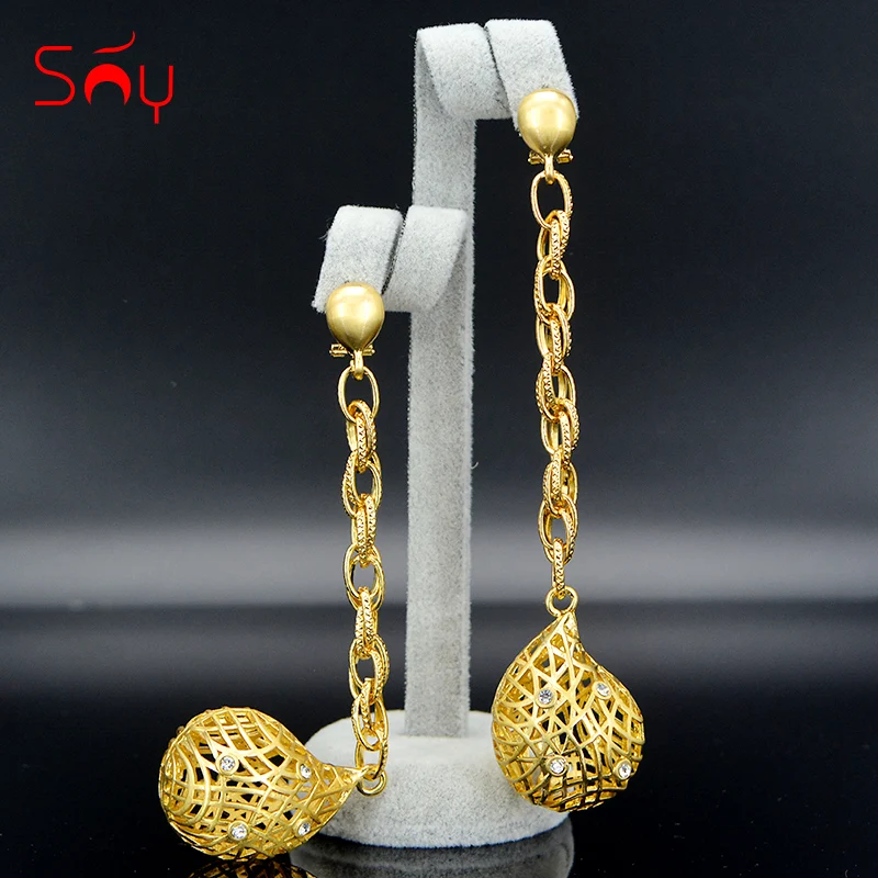Sunny Jewelry длинные висячие большие болтающиеся серьги для женщин высокое качество