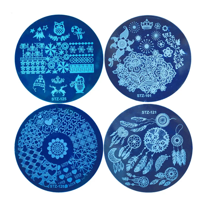 

Addfavor Nail Art Templates Flower Animal Lace Nail Stamping Stamper Plate for Manicure Gel Nail Polish Decoration Tools