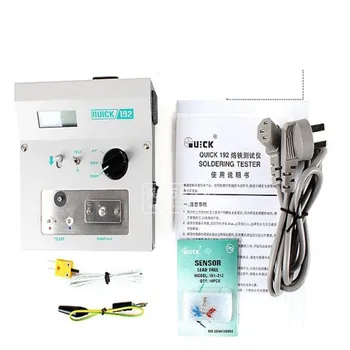 

QUICK 192 Two-in-one Design Thermometer, Hot Air Gun Desoldering Station Soldering Iron Temperature Tester