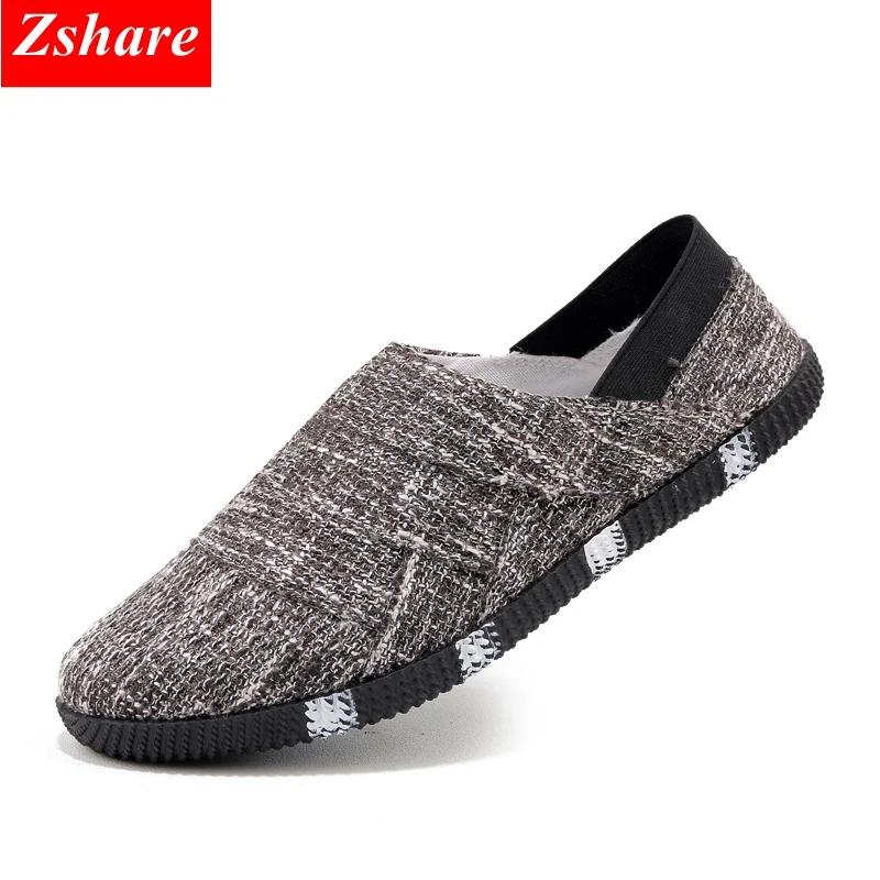 

2019 Fashion Canvas Mens Shoes Casual Men Loafers Slip on Shoes Summer Breathable Light Driving Shoes Men Flats Chaussures homme