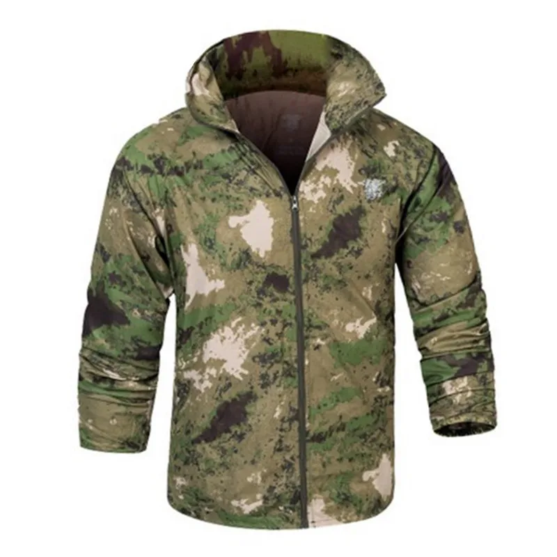 

Spring summer Camouflage Men s Tactical Sun & UV Protection Breathable Coats Skin Jacket Super Light Quick drying Clothing