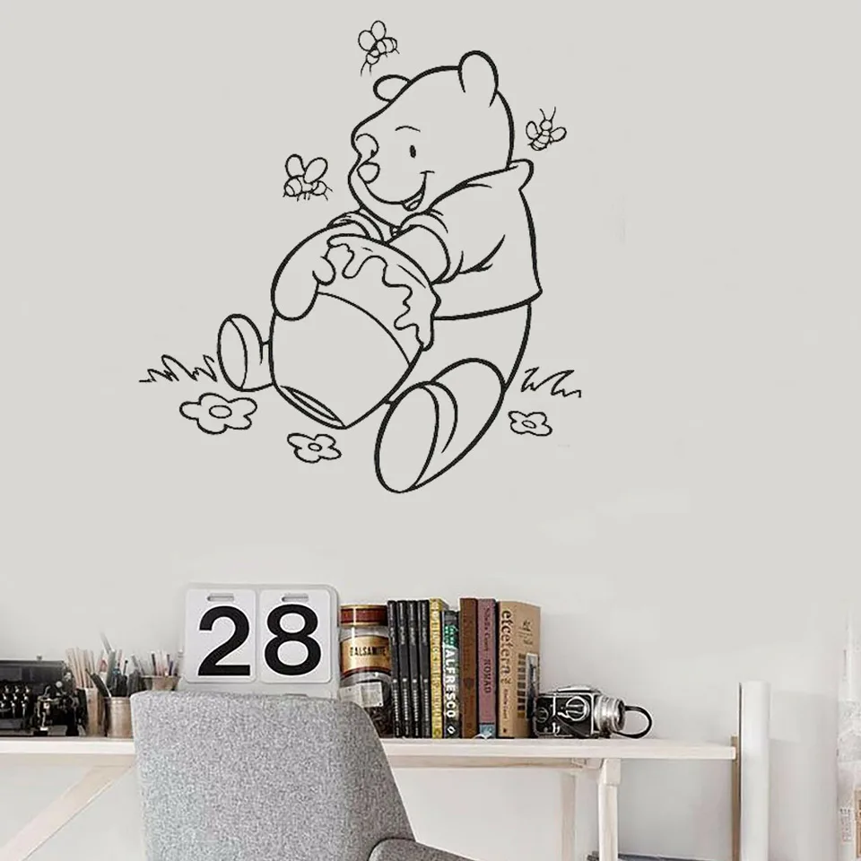 pooh bear wall decals