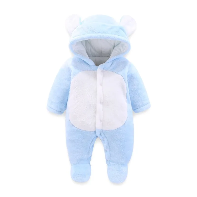 COOTELILI Winter Baby Rompers Baby Clothes Baby Winter Clothes Warm Fleece Velvet Clothing Infant Halloween Costume  (7)